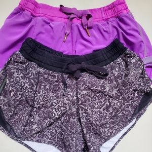 Bundled pair of Lululemon shorts